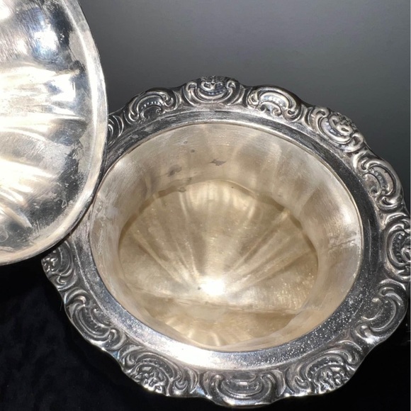 Towle Silver Ornate Teapot - Picture 3 of 4